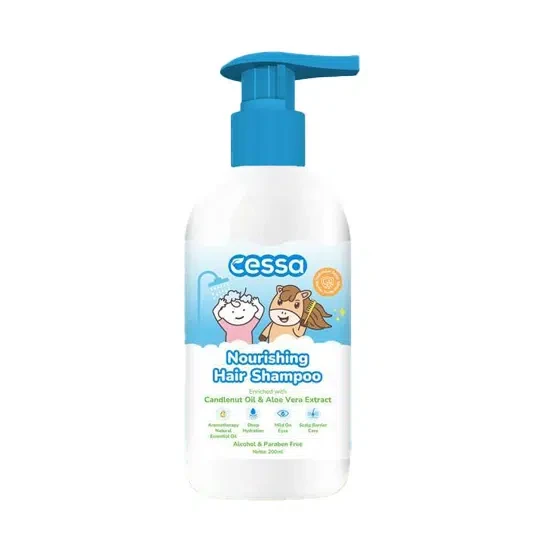 Cessa Nourishing Hair Shampoo for Growing Hair & Hydrated Scalp, 200ml