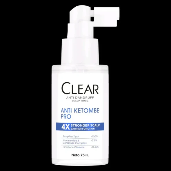 CLEAR Anti Dandruff Scalp Tonic Hair Tonic Anti Ketombe Pro, 75ml