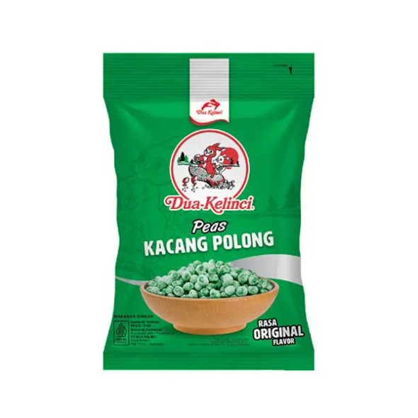 Dua Kelinci Kacang Polong Original, 60 Gram