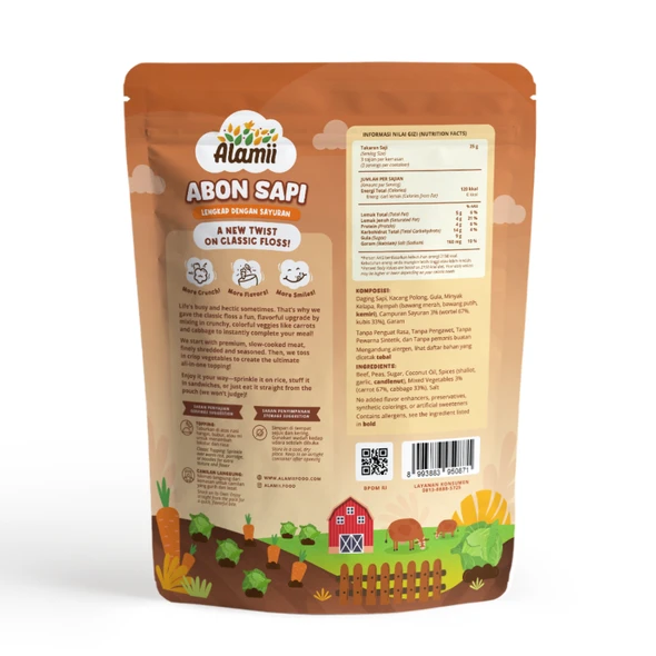 Alamii Abon Sapi (Beef Floss), 80gr