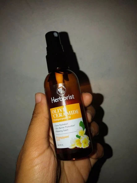 Herborist Olive + Ceramide Multipurpose Oil Frangipani, 58ml