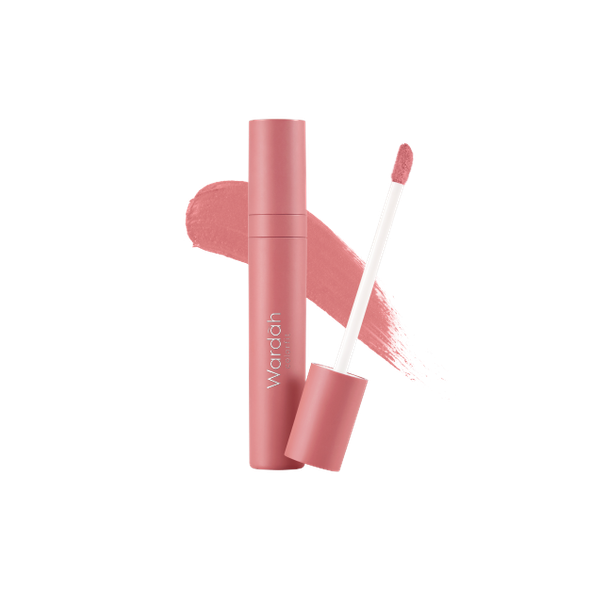 Wardah Lip Cream Colorfit Velvet Matte 01 Brown Dreamer, 4 gr