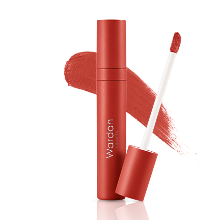 Wardah Lip Cream Colorfit Velvet Matte 12 Chic Terracotta, 4 gr