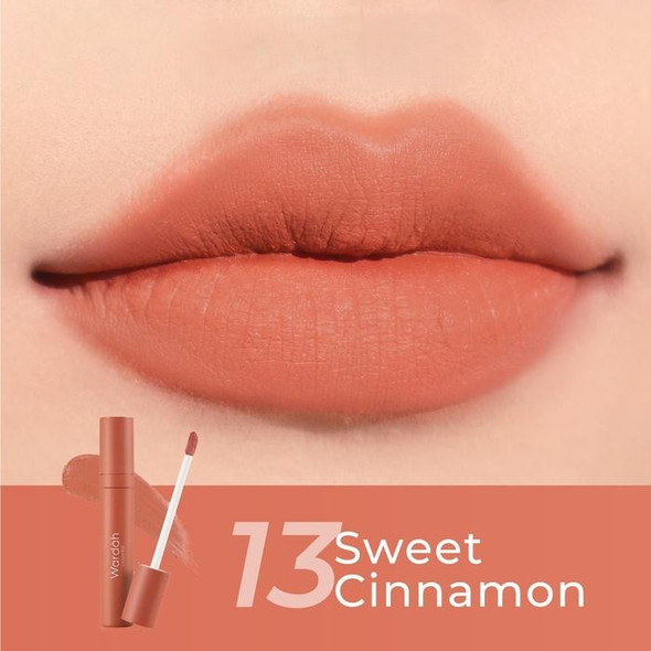 Wardah Lip Cream Colorfit Velvet Matte 13 Sweet Cinnamon, 4 gr