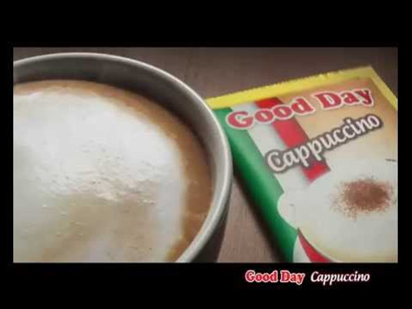 Good Day Cappuccino with Chocolate Granule Instant Coffee Box, 125 Gram (4.40 Oz) 5-ct @ 25 Gram
