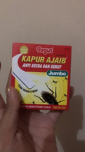 Bagus Kapur Ajaib Jumbo Anti Kecoa & Semut (3 pack)