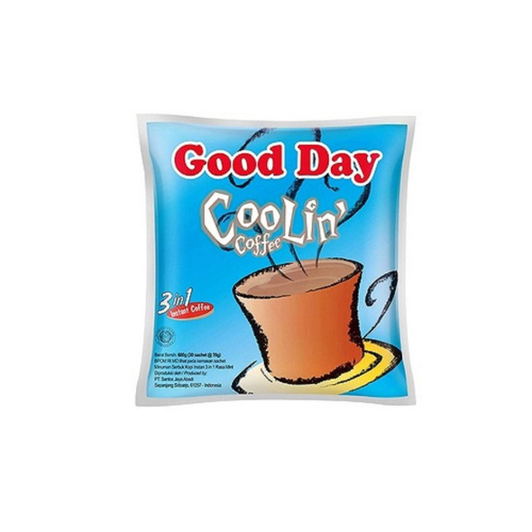 Good Day Coolin Coffee 100 Gram (3.52 Oz) Instant Mint Flavour Coffee 5-ct @ 20 Gram