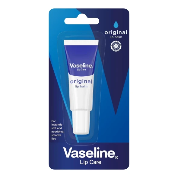 Vaseline Lip Balm Pelembab & Pencerah Bibir Original, 10gr