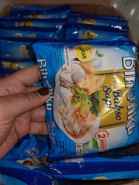 Bihunku Bihun Instan Bakso Sapi (Instant Beef Meatball Vermicelli), 55gr