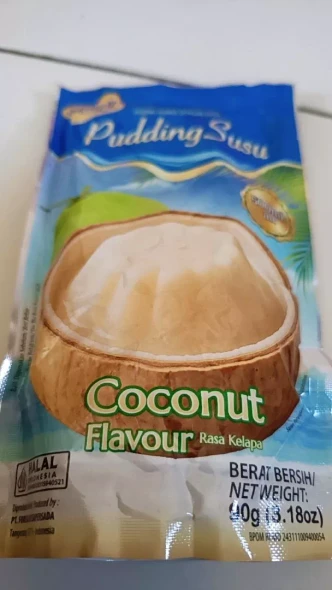 Nutrijell Pudding Susu Coconut (Coconut Milk Pudding), 90gr