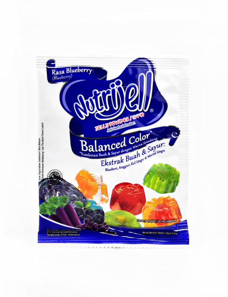 Nutrijell Balance Color Blueberry Jelly Powder, 15gr