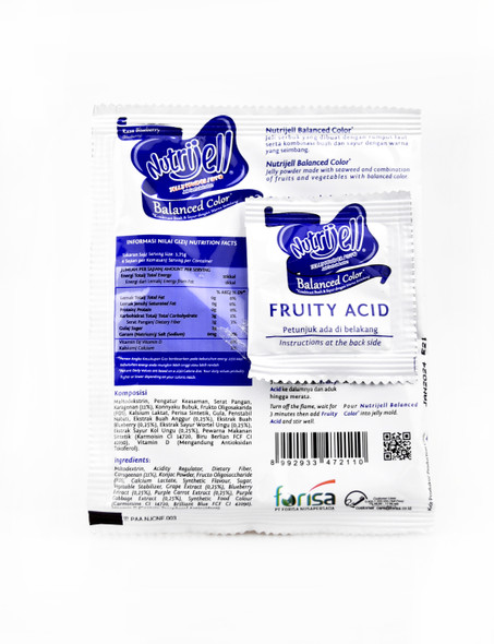 Nutrijell Balance Color Blueberry Jelly Powder, 15gr