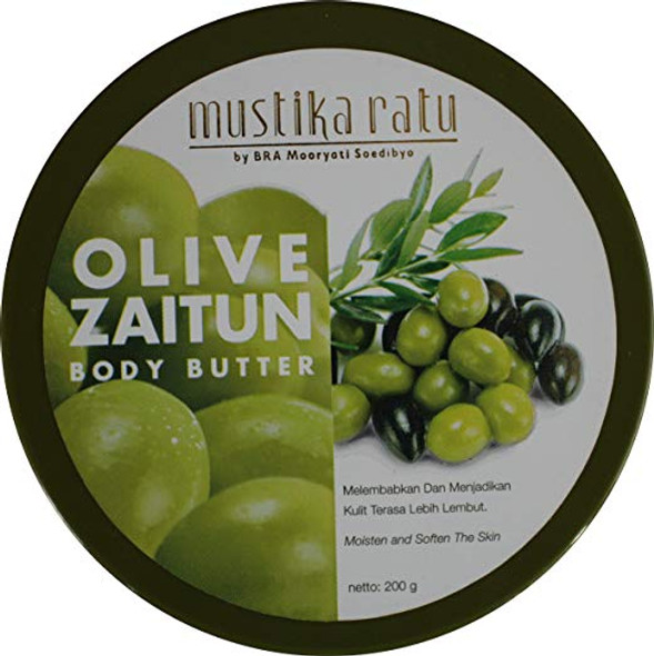 Olive Zaitun Body Butter By Mustika Ratu Indonesia 200 Gram