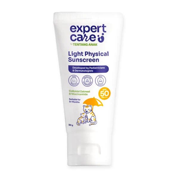 Expert Care Light Physical Sunscreen for Kids & Babies SPF 50+ PA++++, 30gr