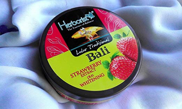 Herborist Lulur Strawberry plus Whitening (100 Gram)