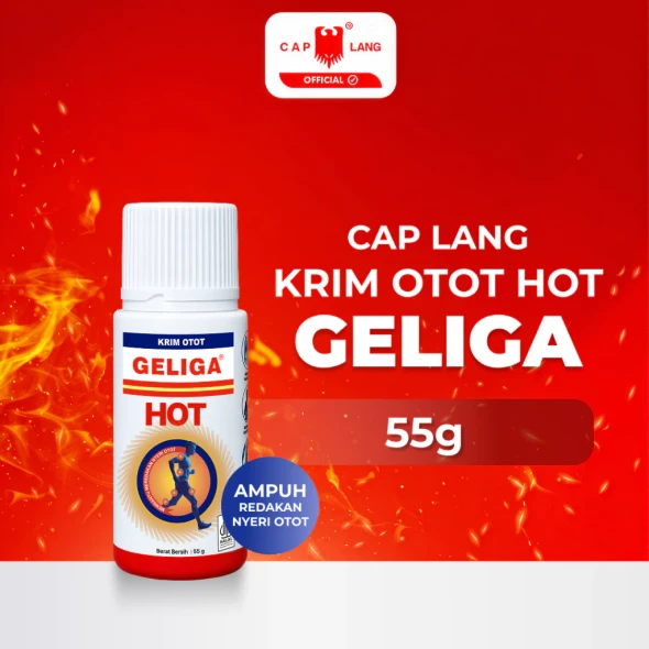 Geliga Krim Otot Hot, 55gr