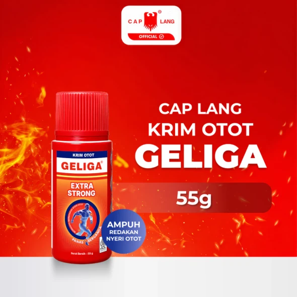 Geliga Krim Otot Extra Hot, 55gr