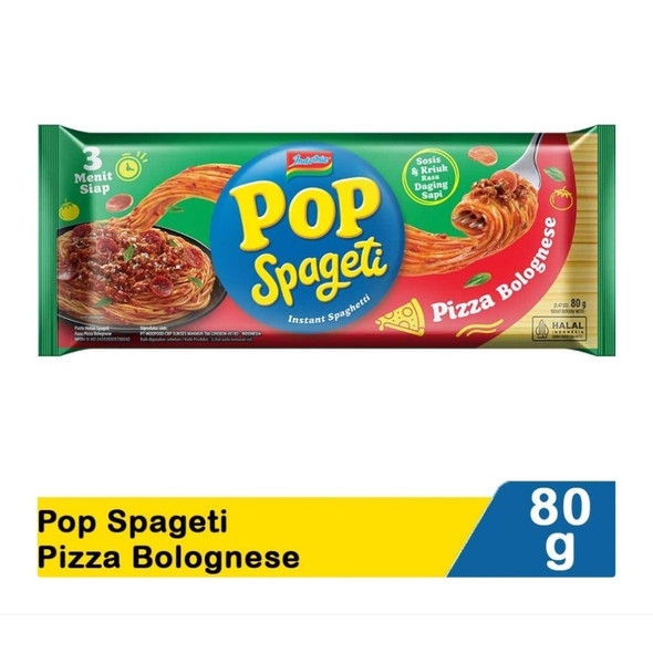 Indomie Pop Spageti Pizza Bolognese, 80gr (10 pcs)