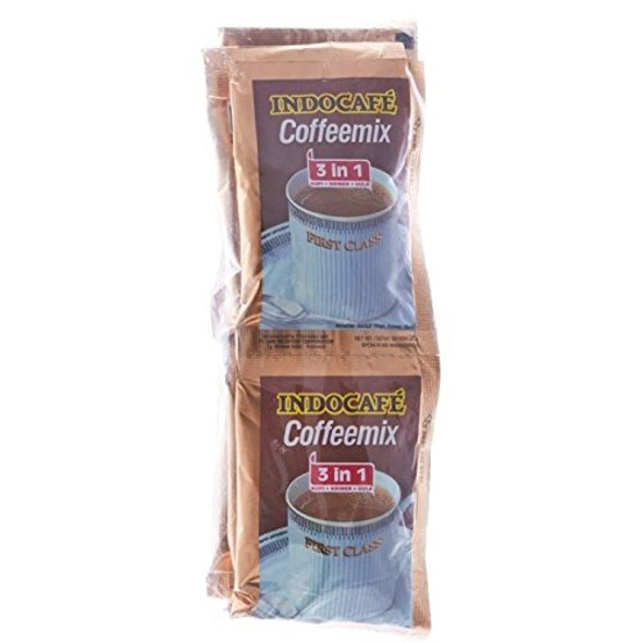Indocafe Coffeemix 3 in 1 First Class, 20 Gram (10 Sachets)
