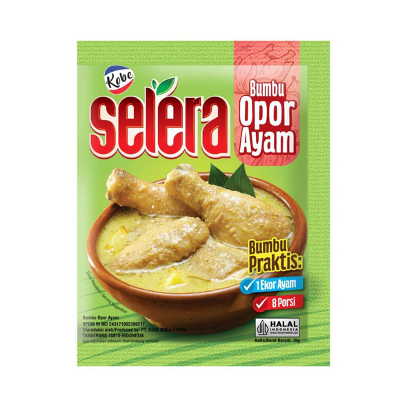 Kobe  Selera Bumbu Instan Opor - Instant Opor Seasoning, 75 g (2 pcs)