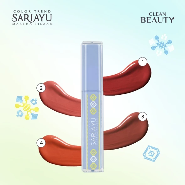 Sariayu Dear Mahameru Tinted Lip Oil 01 Asmaradhana, 4.5gr