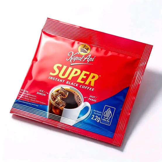 Kapal Api Kopi Bubuk Super Instan Black (2,2 gr x 10 pcs)