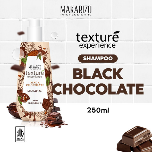Makarizo Professional Texture Experience Shampoo Black Chocolate, 250 ml