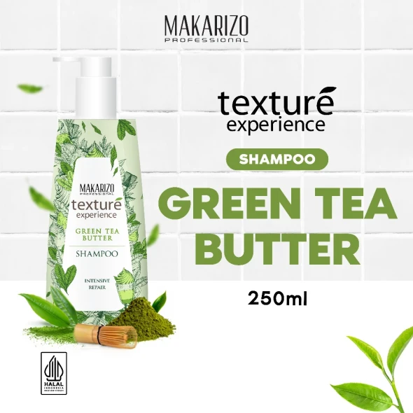 Makarizo Professional Texture Experience Shampoo Green Tea Butter, 250 ml