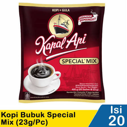 Kapal Api Kopi Bubuk Special Mix 20ct, 460gr