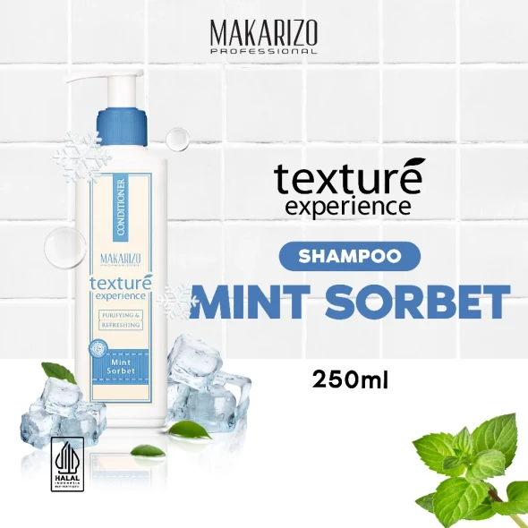 Makarizo Professional Texture Experience Shampoo Mint Sorbet, 250 ml