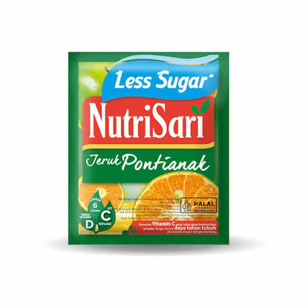 NutriSari Less Sugar Pontianak Orange (10 Sachets)