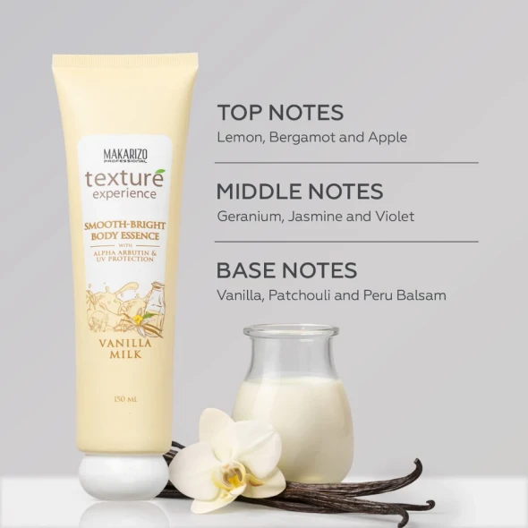 Makarizo Professional Texture Experience  Body Essence Vanilla Milk, 150 ml