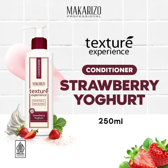 Makarizo Professional Texture Experience Conditioner Strawberry Yoghurt, 250 ml