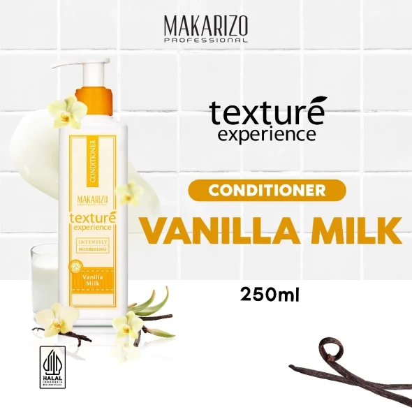 Makarizo Professional Texture Experience Conditioner Vanilla Milk, 250 ml