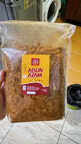 244 Abon Ayam Spesial Original (Original Chicken Floss), 500gr