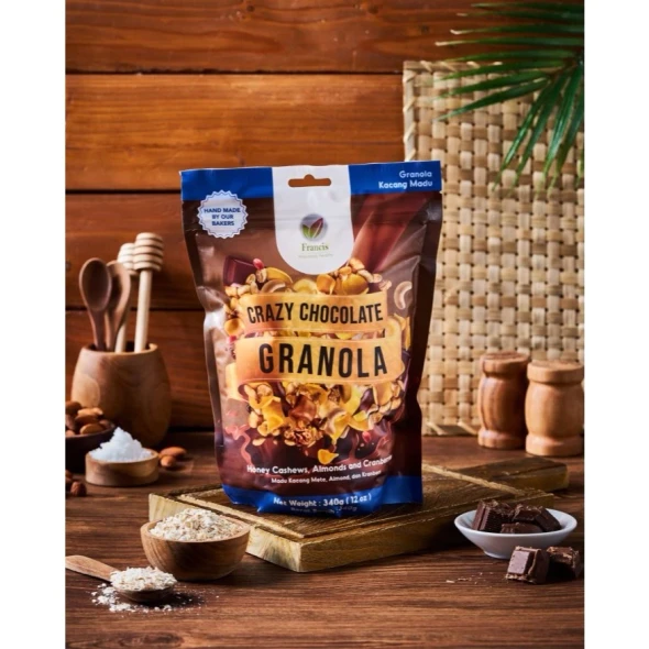 Francis Crazy Chocolate Granola, 340gr
