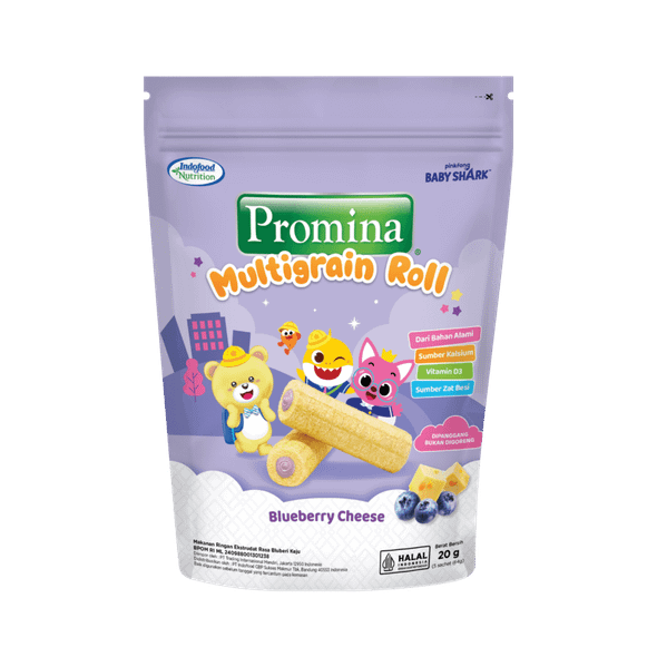 Promina Multigrain Roll Blueberry Cheese, 20gr