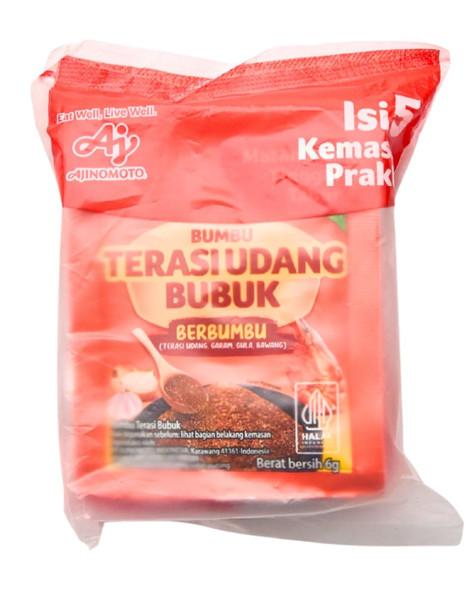 Ajinomoto Terasi Udang Bubuk, 60gr (10ct @6gr)