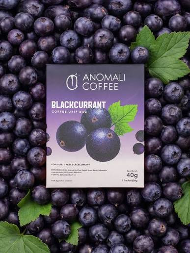 Anomali Coffee Blackcurrant Fruit Season Drip Coffee Powder Sachet, 40gr (5ct x @8gr)