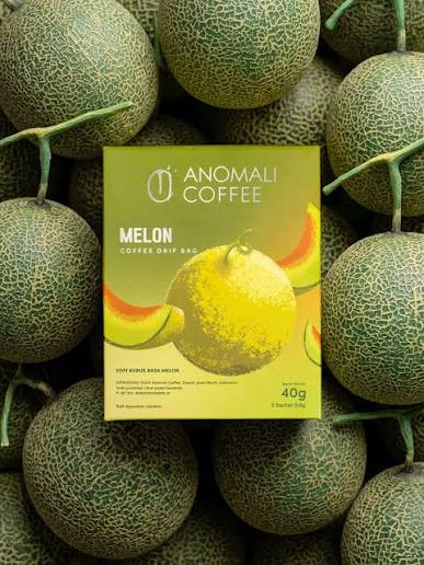 Anomali Coffee Coffee Powder Sachet Drip Season Melon Fruit, 40gr (5ct @8gr)