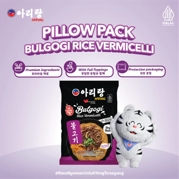 Arirang Fried Rice Vermicelli with Beef Bulgogi Flavor, 70gr