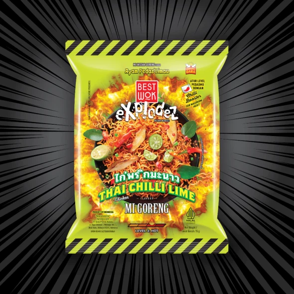 Bestwok Mi Goreng Thai Chilli Lime, 75gr (2 pcs)