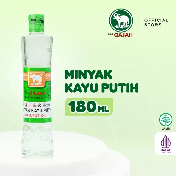 Cap Gajah Minyak Kayu Putih (Cajuput Oil), 180ml