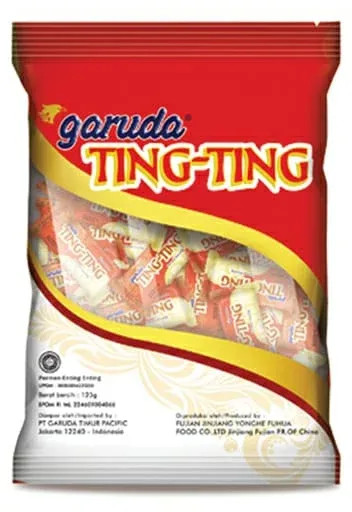 Garuda Ting - Ting Bar - Peanut Candy Snack, 4.40 Oz