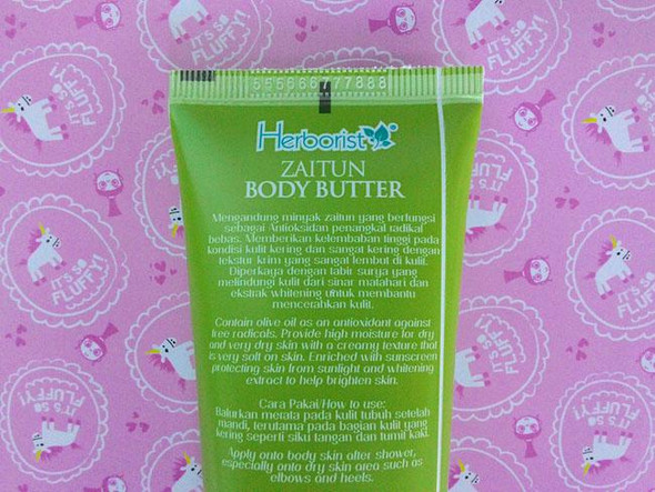 Herborist Body Butter OLIVE Tube 80 gram  - Indonesian