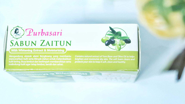 Purbasari Bar Soap - Zaitun (Olive Oil), 90 Gram