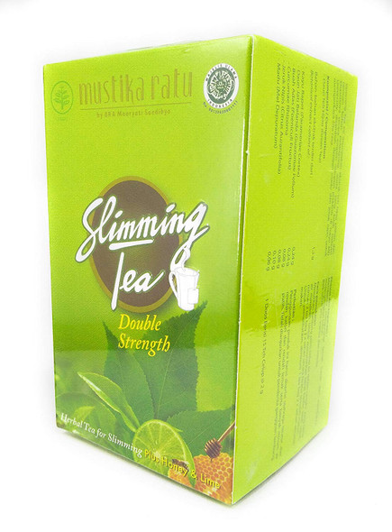 Mustika Ratu Slimming Tea Double Strength Plus Honey and Lime 15-ct, 30 Gram
