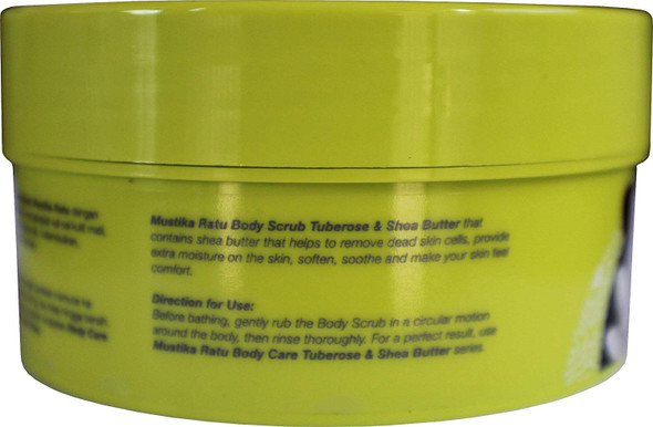 Tuberose & Shea Butter Body Scrub By Mustika Ratu Indonesia 200 Gram Sabun Lulur