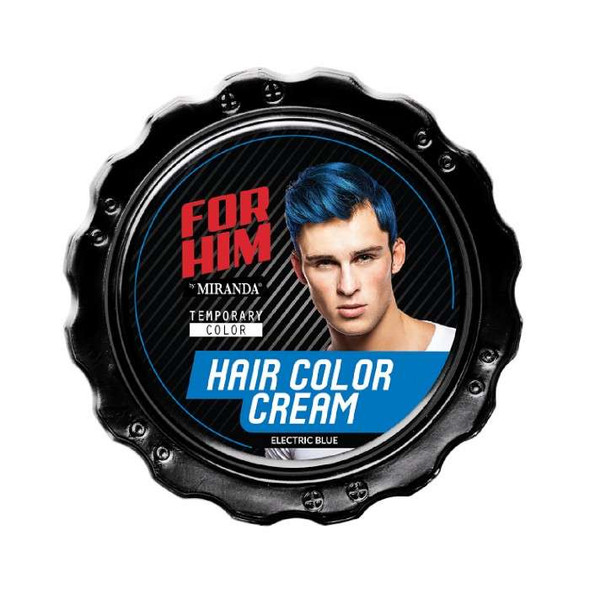 Miranda FOR HIM Hair Color Cream - ELECTRIC BLUE, 80gr