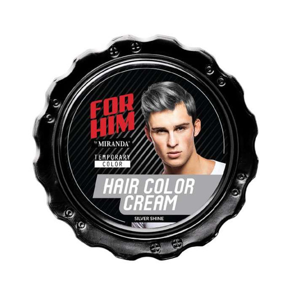 Miranda FOR HIM Hair Color Cream - SILVER SHINE, 80gr